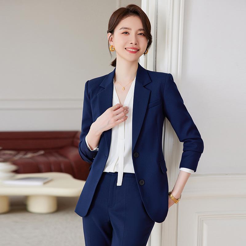 セットアップ レディース 秋冬 長袖 スリム テーラードジャケット パンツ スカート ビジネス フォーマル 事務服 エレガント 高級感 無地 上下 ポリエステル レーヨン ブラック ネイビー グレー