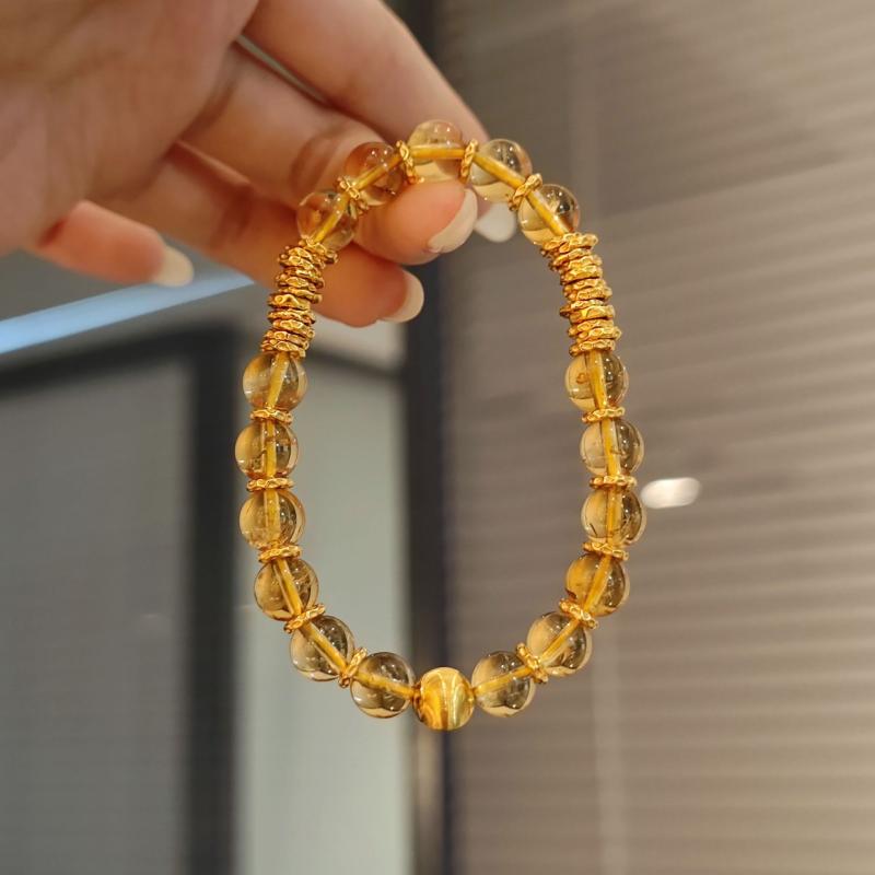 ブレスレット レディース シトリン 黄水晶 天然石 腕輪 シルバー ゴールドメッキ 電気メッキ加工 ラッキーアイテム 開運 ラッキー け お守り 上品 華やか アクセサリー ジュエリー 普段使い かわいい おしゃれ ファッション オールシーズン