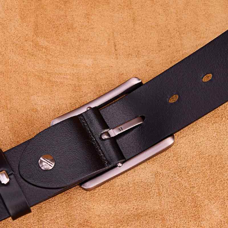 ベルト メンズ レディース レザー 紳士用 ゆったり 大きいサイズ ロングタイプ 105-160cm 幅広 ピンバックル スクエア型 カジュアル ビジネス 高級感 黒 コーヒー 頑丈 耐久性 通勤 普段使い 冠婚葬祭 太め 穴あけ