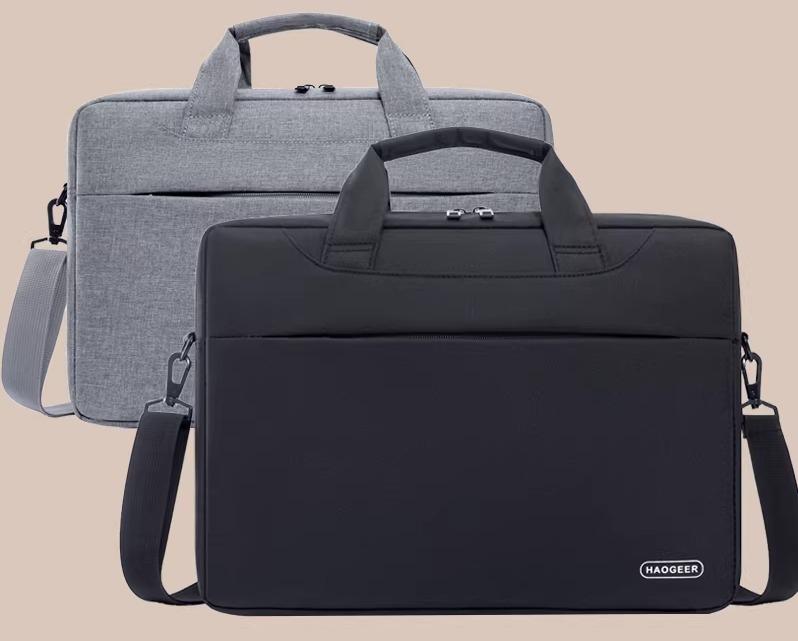 タブレットケース 大人 ビジネス シンプル PC エアクッション 耐衝撃 大容量 防水 オックスフォード ショルダー 手提げ ジッパー 黒 グレー ピンク