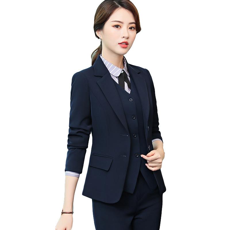 セットアップ レディース テーラードジャケット パンツ スカート スーツ 長袖 面接 通勤 ビジネス 事務服 OL スリム 着痩せ 美シルエット フラップポケット ポリエステル ブラック ネイビー 秋冬