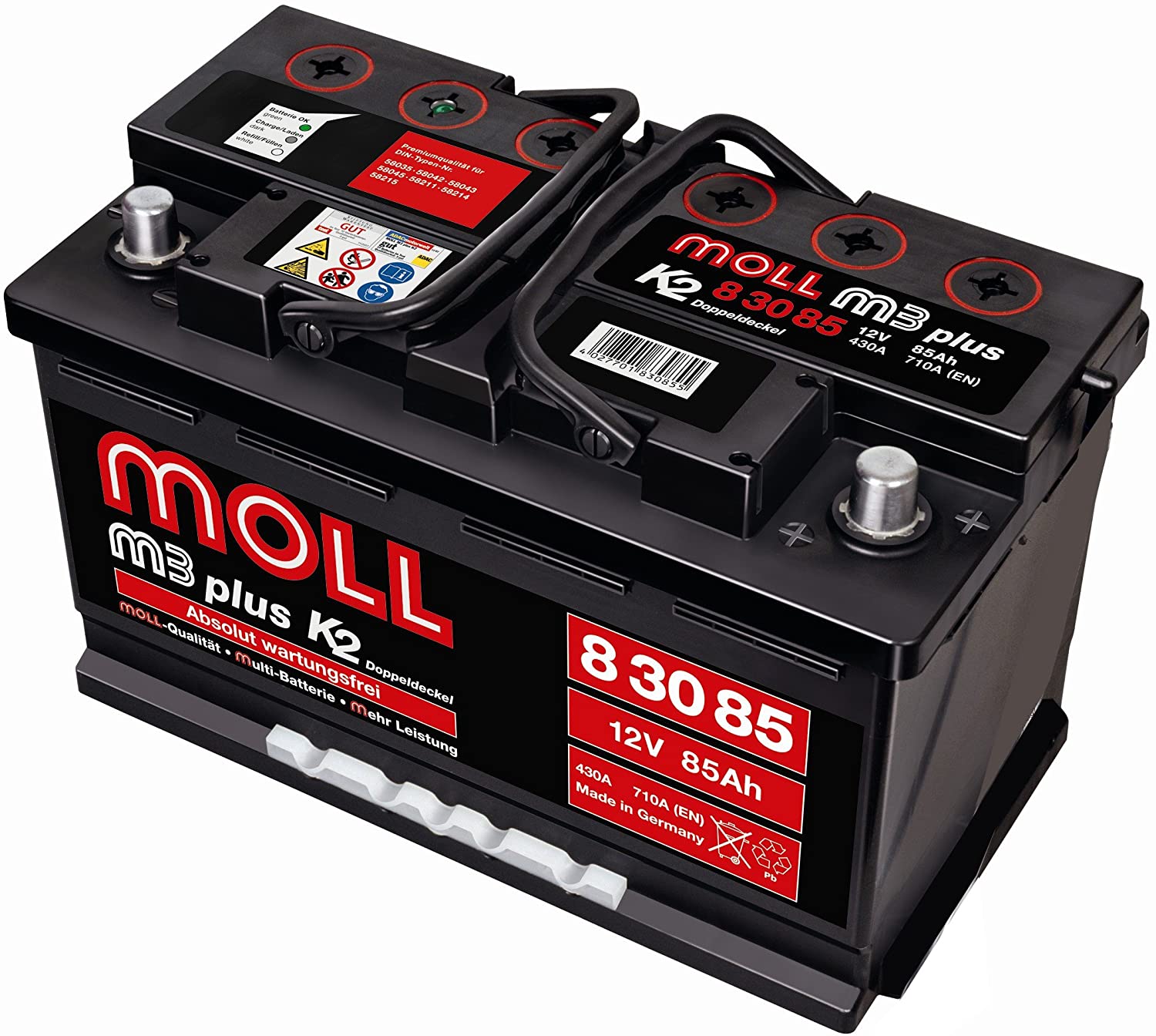 21激安通販 その他 Moll 085 Moll Plus M3 輸入車バッテリー モル Zambettis Com