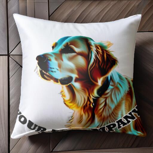 ペット ゴールデンレトリバー 犬好き 動物好き クッションカバー 45×45cm アニマル柄 おしゃれ 可愛い クッション本体付き 正方形 犬ファン