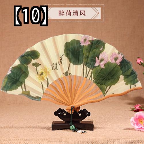 (予約販売5〜8営業日での発送)ファン扇子中国風シルクレトロ女性