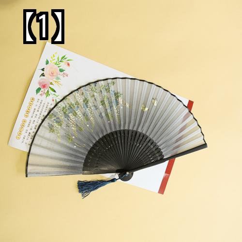 973円 レビュー高評価のおせち贈り物 扇子 子供用 古代 女性用 小さな 中国風 タッセル 漢服