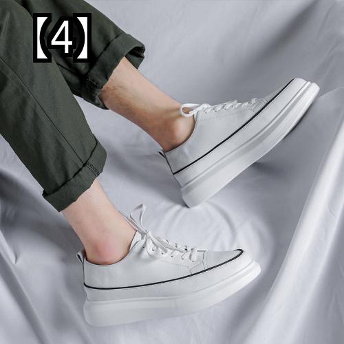 スリッポン メンズ 靴 シューズ ホワイト レザー 厚底 カジュアル フォーマル おしゃれ スニーカー 厚いソール Bullpadel Cl