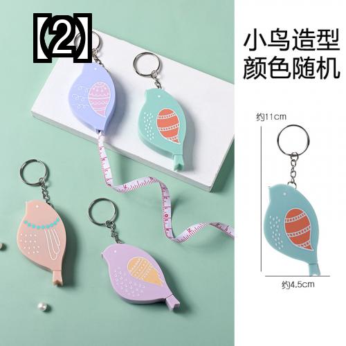 メジャー 巻尺 かわいい 1 5m 150cm 洋裁 衣類 身体測定 鳥 携帯 キーホルダー モンスター ソフト ポータブル T ポイント5倍 ロゴ