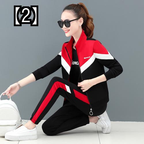 楽天市場 スウェット 上下 レディース おしゃれ ジャージ カジュアル ジップアップ セットアップ スポーツウェア 春秋 大きいサイズ 綿 フロントップ楽天市場店