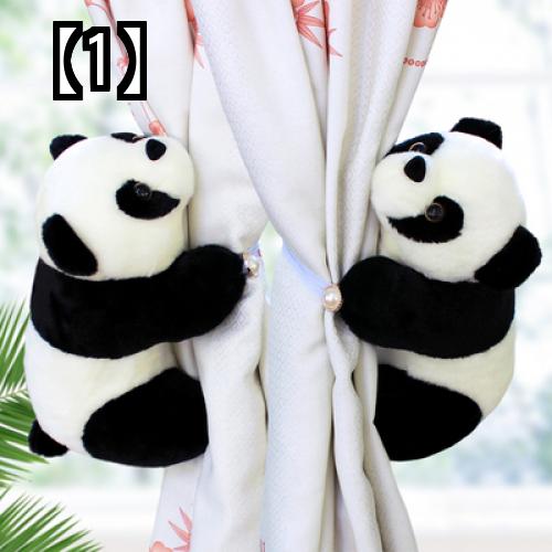 カーテンタッセル ぬいぐるみ かわいい キーホルダー アクセサリー アニマル セット パンダ 子供部屋 最初の