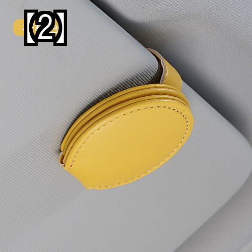 トップ 車 サンバイザー 収納 メガネ カード クリップ サングラス シンプル レザー ブラウン 黒 レッド おしゃれ Whitesforracialequity Org