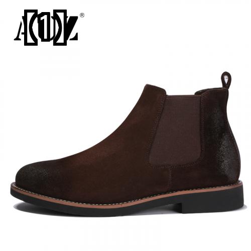 ブーツ メンズ サイドゴア 秋冬 ショート ブラウン 黒 サイドジップ