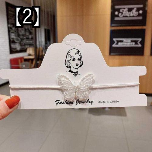 人気ブランド チョーカー レディース 黒 おしゃれ アクセサリー 蝶々 花柄 白 セット シンプル かわいい ショート Qdtek Vn