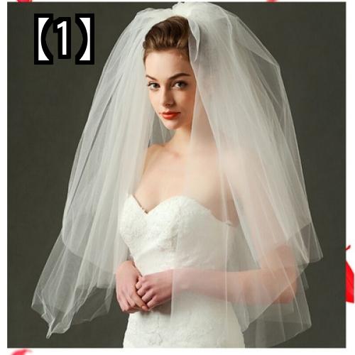 結婚式ベール パール 結婚式 レース ヘッドドレス ショート ヘアアクセサリー