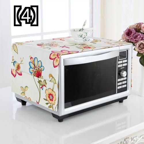 電子レンジ カバー おしゃれ 布 防塵 マルチ 防油 シンプル かわいい 汚れ防止 高品質 青 プリンターカバー