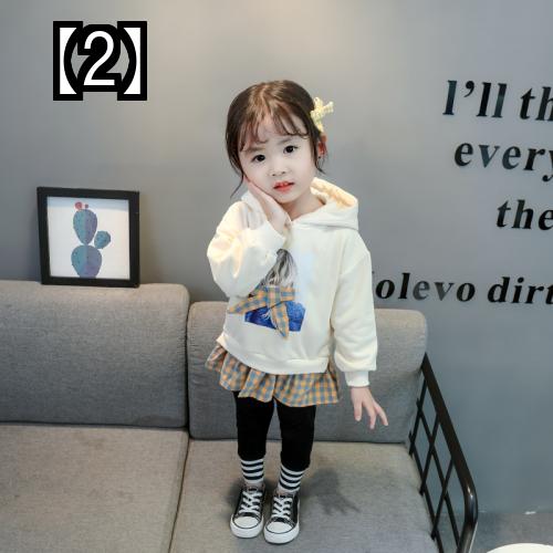 ワンピース 女の子 かわいい カジュアル コットン チェック チュニック パーカー ピンク フレア リボン 春秋 白 裾 長袖 韓国 定番キャンバス 春秋 ワンピース 女の子 かわいい カジュアル コットン チェック チュニック パーカー ピンク フレア リボン 春秋 白 裾 長袖 韓国 定番キャンバス 春秋