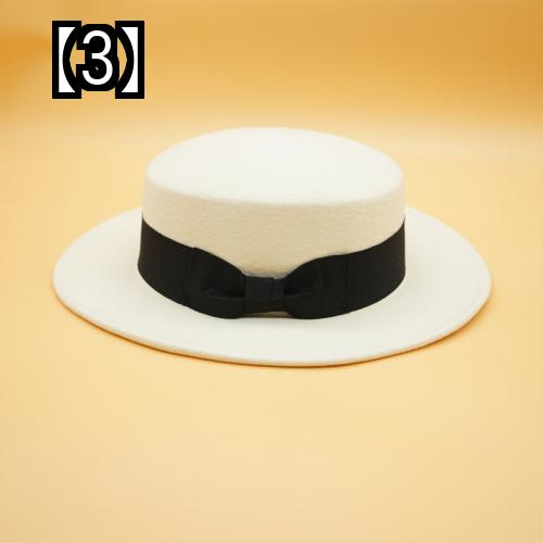 最安挑戦 エレガント 帽子 レディース 大人 上品 フレンチ レトロ メッシュ ウール 秋冬 白 花 リボン 黒 おしゃれ つば広 女優帽 Putdobebe Rs