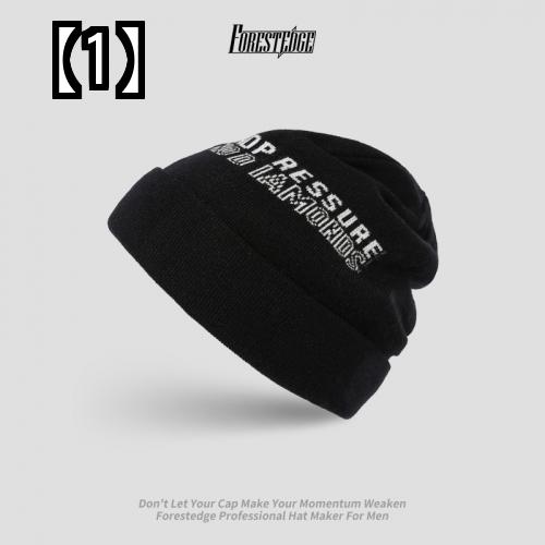 帽子 メンズ ニット帽 秋冬 防寒 ウール 暖かい 防風 綿 黒 白 カーキ フリーサイズ 伸縮性 学生 ヒップホップ 通気性 ロゴ 深め レジャー スポーツ ダンス プレゼント お中元