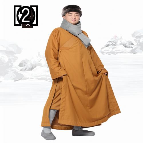 Sale 100 Off 僧服 仏教服 瞑想服 修行服 僧侶のローブ 二層の裏地 豪華なロング ガウン 僧侶の服 ショート コート スーツ 僧侶の制服 暖かい僧侶の服 Fucoa Cl