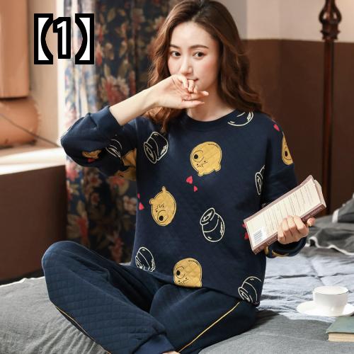 超歓迎 パジャマ 冬用 あったかい 寝巻 秋冬 レディース 長袖 エア コットン 3 層 薄手 キルティング 純綿 厚手 Fucoa Cl 超歓迎 パジャマ 冬用 あったかい 寝巻 秋冬 レディース 長袖 エア コットン 3 層 薄手 キルティング 純綿 厚手 Fucoa Cl