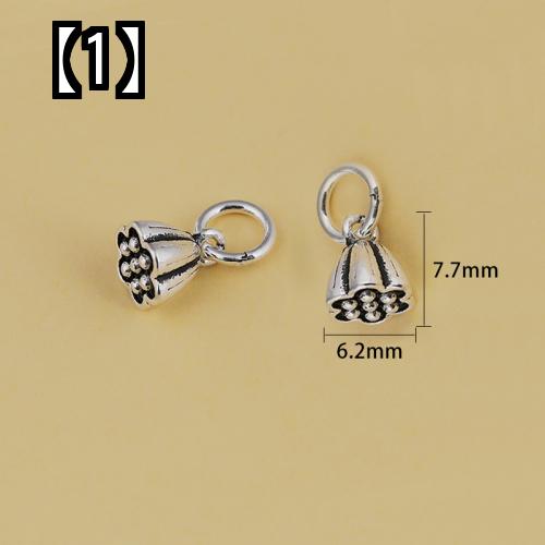 アクセサリー 素材 パーツ ハンドメイドパーツ 手芸 材料 手作り 手芸用品 アクセサリー材料 ｄｉｙ ハンドメイド用 スターリングシルバー スモール ペンダント ロータス シルバー ジュエリー ブレスレット 60 Off