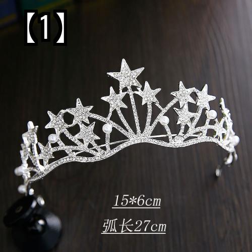 ティアラ クラウン ウェディング 結婚式 ブライダル ゴージャス 華やか 花嫁 王冠 お姫様 カチューシャ 可愛い ヘアアクセサリー ヘッドアクセ 頭飾り 誕生日 62 Off