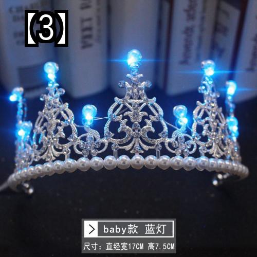 別倉庫からの配送 ティアラ クラウン ウェディング 結婚式 ブライダル ゴージャス 華やか 花嫁 王冠 お姫様 カチューシャ 可愛い ヘアアクセサリー ヘッドアクセ 発光 ジュエリー 誕生日 ライトアップ Lalbarta Com