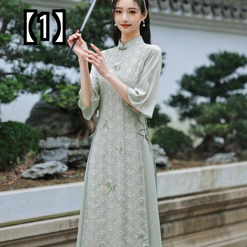 最も完璧な チャイナ服 レディース ステージ パフォーマンス 撮影 衣装