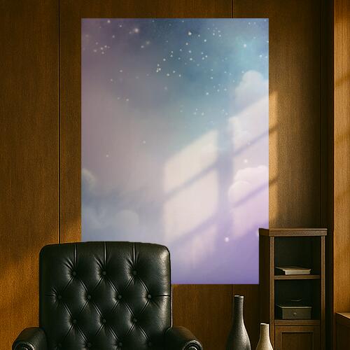 星空 雲 夜空 ファンタジー 夢 タペストリー 宇宙 インテリア 縦型 縦長 大判 大型 布製 壁飾り 巨大 壁掛け 大きい 撮影背景 特大 青 ピンク 白