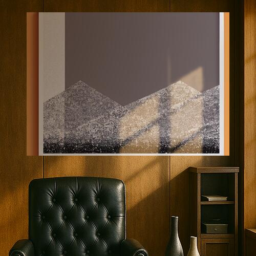 山 アート 絵画 抽象 モダン タペストリー 北欧 海 インテリア 大判 大型 布製 壁飾り 巨大 壁掛け 大きい 撮影背景 特大 グレー ベージュ 黒