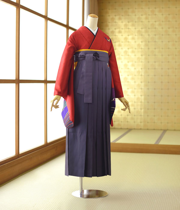 袴 レンタル セット 女性 女袴 《身長》154cm～170cm 着物レンタル 卒業式 はかま 教職員 教員 先生 大学 短大 専門学校 高校 中学 大人 往復送料無料 貸衣装 フルフル 新品足袋プレゼント 色無地 二尺袖 はかま 草履 安い ブーツ丈対応