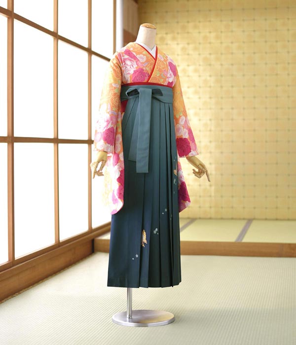 卒業式 袴 レンタル 袴 セット 女袴 《身長》149cm～166cm 着物レンタル はかま 教職員 教員 先生 大学 短大 専門学校 高校 中学 大人 往復送料無料 貸衣装 フルフル 新品足袋プレゼント 色無地 二尺袖 はかま 草履 ブーツ丈対応 安い 袴レンタル