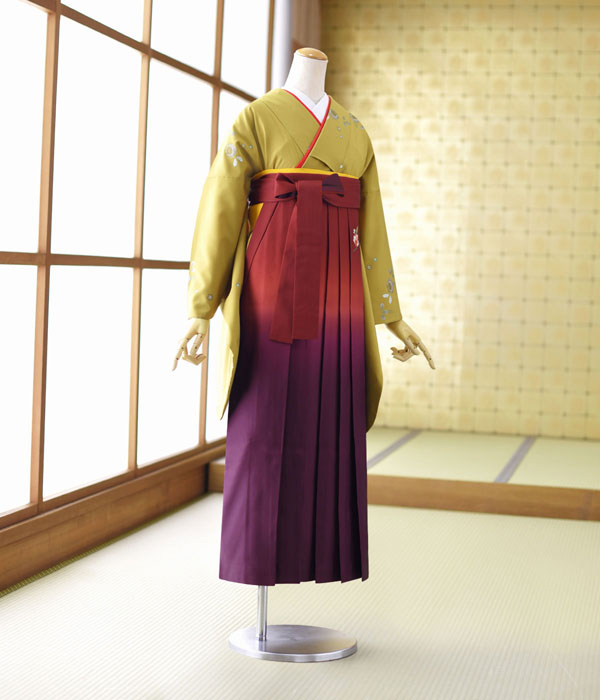 袴 和服 140 150 7号 9号 9号 11号 緑 レンタル 着物レンタル 着物 ひわ茶辻が花 袴 えんじぼかし フルフル 女袴 87cm 94cm 女性 着物セット セット 身長 149cm 159cm 小学校 大学 卒業式 中学校 小学生 教職員 先生 色無地 二尺袖 はかま 貸衣装 フルフル