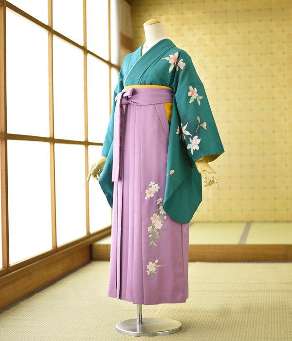 ＼早期割引クーポンあり／ 袴 レンタル 卒業式 フルセット 女袴 《身長》149cm～167cm 着物レンタル はかま 教職員 教員 先生 大学 短大 専門学校 高校 中学 大人 往復送料無料 貸衣装 フルフル 新品足袋プレゼント 色無地 二尺袖 はかま 草履 ブーツ丈対応 安い｜FrouFrou