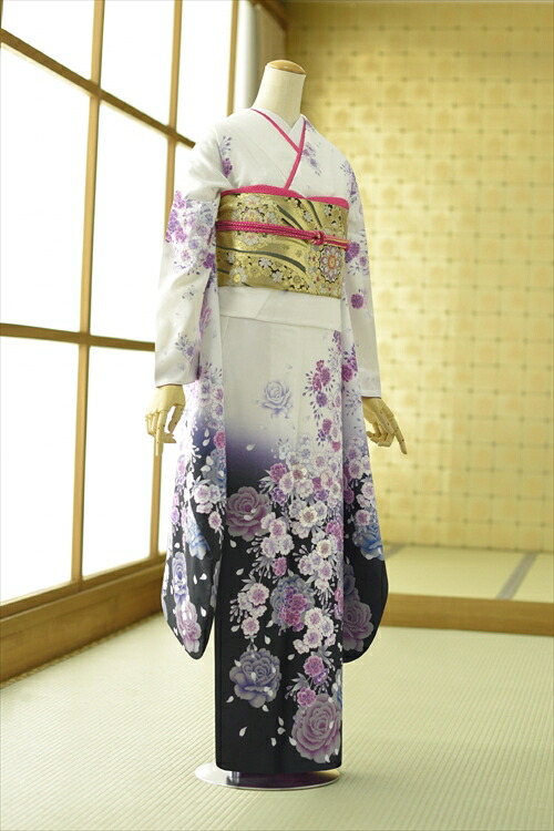 夏用単衣振袖 トールサイズ 単 単衣 ひとえ フルセットレンタル 着物レンタル 成人式 結婚式 貸衣装 フルフル パーティ・お見合い・夏　着物 振袖セット フルレンタル