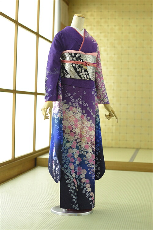 夏用単衣振袖 単 単衣 ひとえ フルセットレンタル 着物レンタル 成人式 結婚式 貸衣装 フルフル パーティ・お見合い・夏　着物 振袖セット フルレンタル