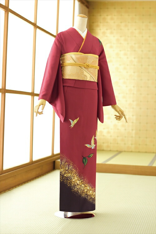 千總の着物と川島織物の半幅帯　他一式　足袋なし　適応身長133〜143cm 千總の着物と川島織物の半幅帯他一式足袋なし適応身長133〜143cm