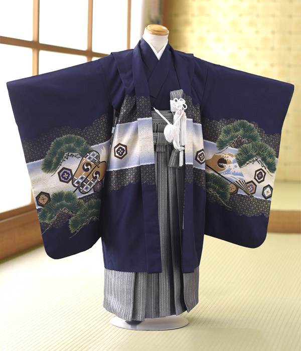 七五三 男の子 着物 レンタル 《身長》115cm前後 m753-51151 5歳男の子 袴レンタル 七五三セットレンタル 753レンタル 貸衣装 五歳 卒園式 着物レンタル 子供着物 羽織袴 結婚式 5才 七草 往復送料無料 5,600円