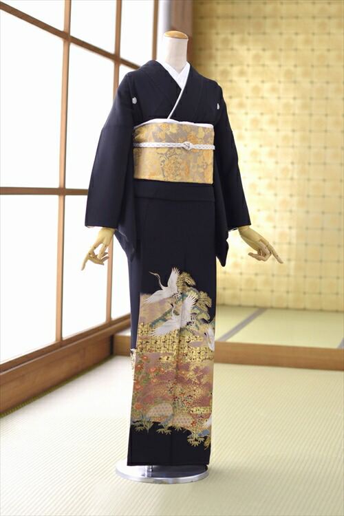 mt2102 留袖 レンタルフルセットレンタル 高級正絹 着物レンタル 黒留袖 結婚式 母上・親族・列席者 貸衣装 フルフル 安いかしいしょう おすすめ