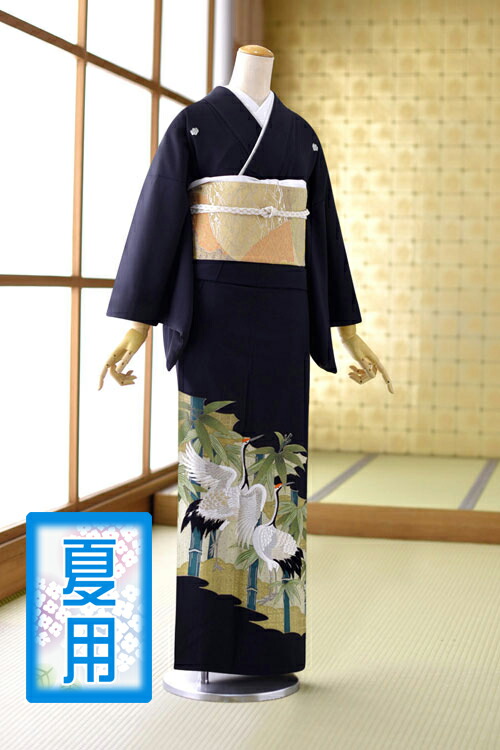 楽天市場】留袖 レンタル 夏用 夏 5月〜9月向け 高級正絹 単衣 単 着物