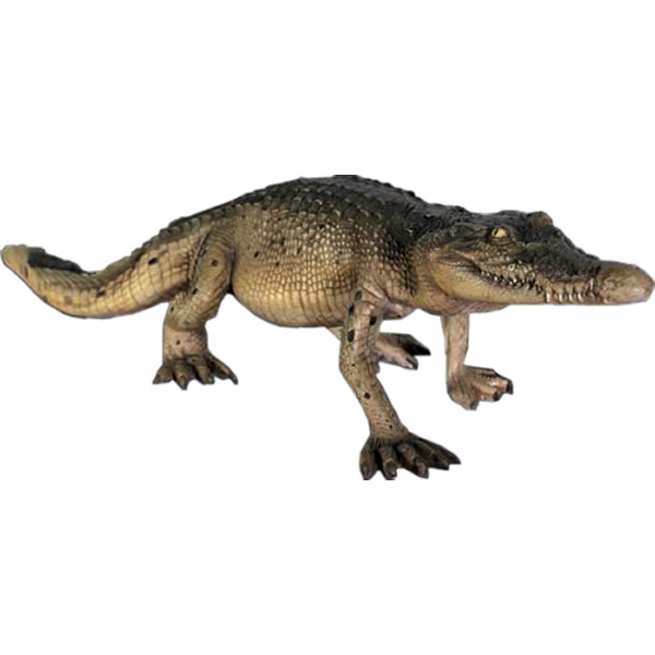 楽天市場】FRPアニマルオブジェ 巨大なクロコダイル置物 動物 くろこだ