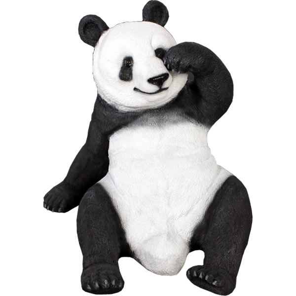 楽天市場】FRPアニマルオブジェ 戯れるパンダ Slouching Panda