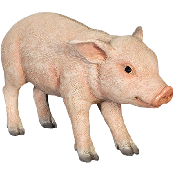 リアルな子豚ちゃん　オブジェ 樹脂 楽天市場】立ち上がる子豚 Standing Piglet 強化プラスチック（FRP
