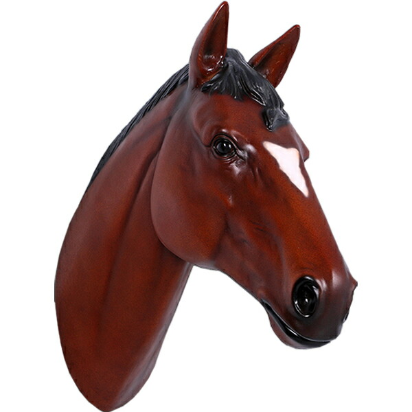 楽天市場】FRPアニマルオブジェ 馬の頭部 壁掛け（白馬） Horse