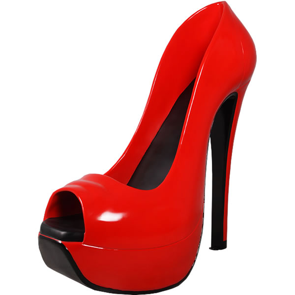 赤いヒールのバベット　サイドテーブル 楽天市場】ハイヒール H158cm 大きい オブジェ イベント インテリア