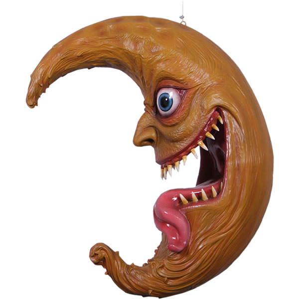 FRPオブジェ ハロウィンこわい月置物 食べ物 カボチャ 南瓜 フォトスポット フォトスタジオ 植物園 店舗 カフェ 喫茶店 レストラン 飲食店 インテリア イベント ディスプレイ 実物大 等身大 リアル 等身大フィギュア 【whlny】|FRP造形物オブジェ専門店CARUNA
