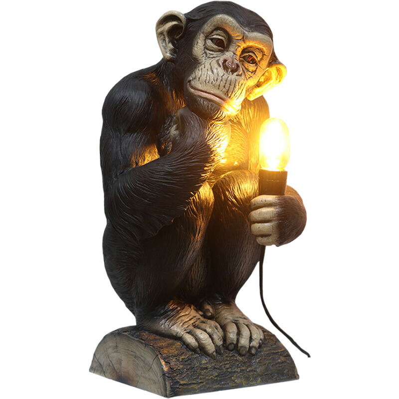 楽天市場】チンパンジーのテーブルライト Chimp Table Lumiere