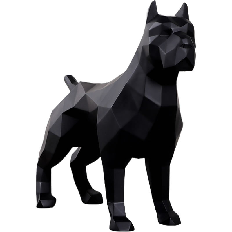 楽天市場】FRPアニマルオブジェ ポリゴンドーベルマン マットブラック