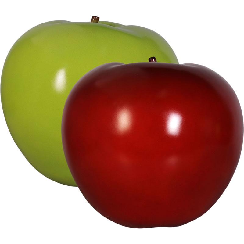 楽天市場】FRPオブジェ 青りんご25cm/赤りんご25cm【即納可】置物 果物