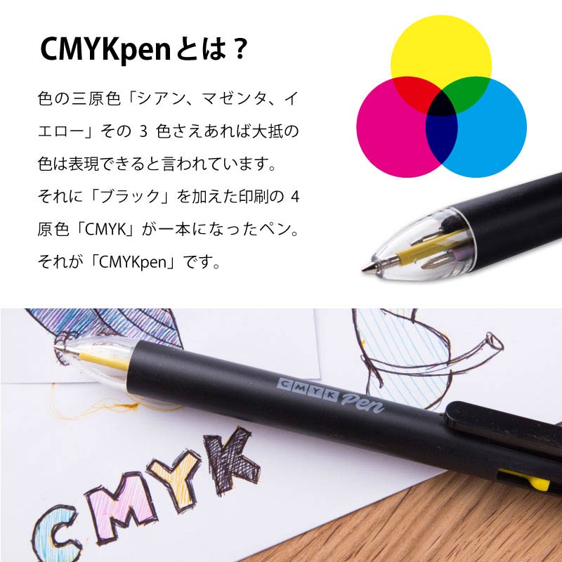 楽天市場 日本初上陸 Cmykpen Suck Uk デザイナー必見 一本でフルカラーボールペン イラスト マインドマップ スケジュール帳 特急名入れギフト Sympl