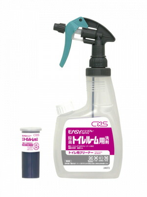 CxS（シーバイエス） イージースプレー除菌トイレルーム用洗剤スターターセット スプレイヤー付ボトル+カートリッジ(40ml)X6